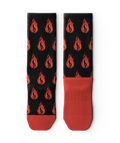 Big Fire Red Sock