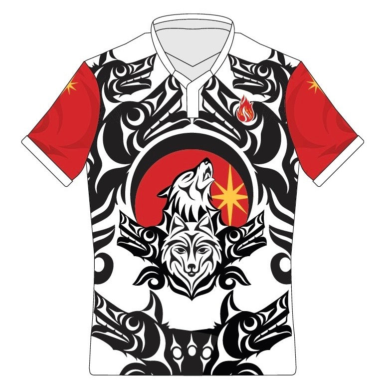 Wolfpack Jersey World Cup Inspired | Black and White