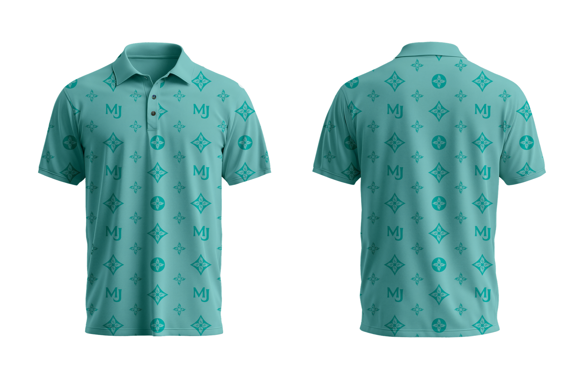 Sage Flame Polo Shirt