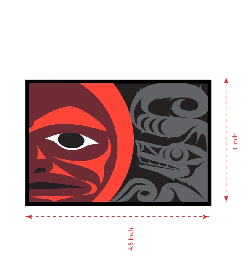 Moon Lover Wolf Artwork Patch