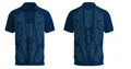 Salish Heron Blue Polo Shirt