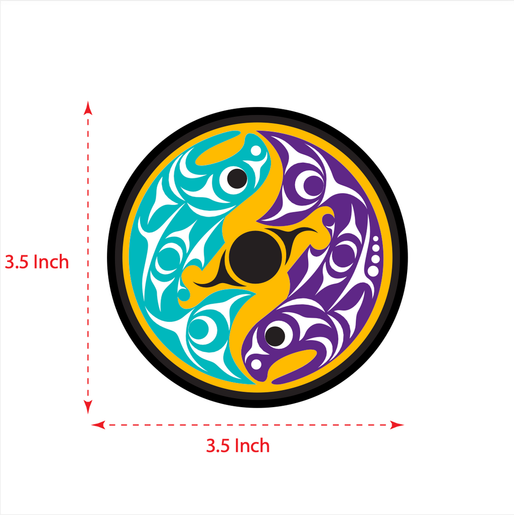 Salmon Cycle Artwork Patch