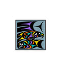 Eagle Salmon Artwork Patch